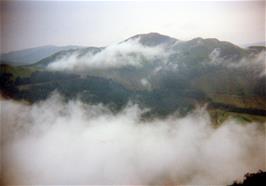 Our fabulous view of the clouds from Ben Nevis